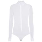 バーバリー Burberry レディース ボディースーツ タートルネック インナー・下着 sheer turtleneck bodysuit Optic White