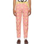 ¥°¥Ã¥Á Gucci ¥á¥ó¥º ¥Ü¥È¥à¥¹¡¦¥Ñ¥ó¥Ä Pink & Yellow Printed Trousers