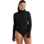 アイスブレーカー Icebreaker レディース ボディースーツ インナー・下着 Queens LS High Neck Bodysuit Black