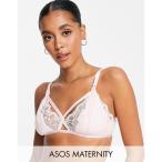 エイソス ASOS Maternity レディース ブラジャーのみ マタニティウェア インナー・下着 Asos Design Maternity Greta Lace Soft Nursing Bra In Pink ピンク