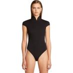 ウォルフォード Wolford レディース ボディースーツ インナー・下着 x Amina Muaddi Mandarin Collar Bodysuit Black