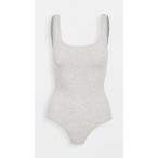 ユミエ Yummie レディース ボディースーツ インナー・下着 Ruby Cotton Shaping Thong Bodysuit Heather Grey