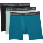 コロンビア Columbia Sportswear メンズ ボクサーパンツ インナー・下着 Stretch-Performance Boxer Briefs - 3-Pack Marine/Icy/Shark