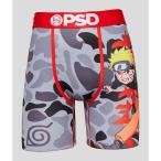 ピーエスディー PSD UNDERWEAR メンズ ボクサーパンツ インナー・下着 PSD x Naruto Run Camo Boxer Briefs Black