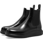 アレキサンダー マックイーン Alexander McQueen メンズ ブーツ チェルシーブーツ ウェッジソール シューズ・靴 wedge sole hybrid chelsea boot Black