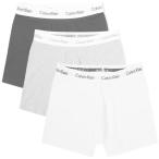 カルバンクライン Calvin Klein メンズ ボクサーパンツ 3点セット インナー・下着 Cotton Stretch Boxer Brief - 3 Pack Black/White/Grey