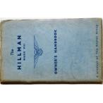 HILLMAN MARK VIII OWNER'S Handbook английская версия 