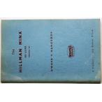HILLMAN MINX DELUXE SERIES VI OWNER'S Handbook английская версия 