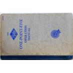 Riley ONE-POINT-FIVE OPERATION MANUAL