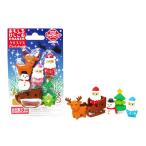 イワコー ブリスターパック クリスマス おもしろ消しゴム フィギュア コレクション イワコーの消しゴムコレクション 縁日 景品 問屋 お祭り 子供