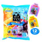 オリヒロ ぷるんと凍らすアイス みかん・グレープ 12個装入 駄菓子 お菓子 おかし 縁日 景品 問屋 お祭り 子供 おもちゃ 祭り 縁日用品 屋台 イベント