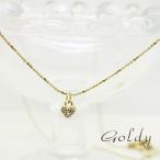 Yahoo! Yahoo!ショッピング(ヤフー ショッピング)メール便可【Goldy】ゴールディ／ネックレス／プチネックレス／ハート　キュービックジルコニア　ニッケルフリー　ゴールド　アクセサリー