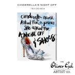 【OliverGal】オリバー・ガル／アート／絵画／インテリア雑貨／シンデレラ　ヒール／絵／Cinderella's Night Off　16632　16×20インチ　40.6cm×50.8cm