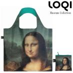 Yahoo! Yahoo!ショッピング(ヤフー ショッピング)【ＬＯＱＩ】ローキー エコバッグ MUSEUM Collection Da Vinci Mona Lisa,1503 レオナルド・ダ・ヴィンチ モナリザ 折りたたみポーチ付き ミュージアム LV.MO
