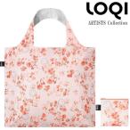 Yahoo! Yahoo!ショッピング(ヤフー ショッピング)ＬＯＱＩ ローキーエコバッグ ARTISTS Collection SMILEY スマイリー ジブロッサム リサイクルバッグ スマイル フラワー 表裏 SM.BL.R ナイロン プレゼント