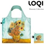 Yahoo! Yahoo!ショッピング(ヤフー ショッピング)【ＬＯＱＩ】ローキー／エコバッグ／Museum Vincent Van Gogh/Vase with Sunflowers,1888 ヴィンセント・ヴァン・ゴッホ ひまわり 折りたたみポーチ VG.SU