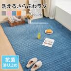ラグ カーペット 洗える おしゃれ オールシーズン 防ダニ ラグマット 滑り止め付 ハート ホットカーペット 床暖房対応 北欧 毛足短い 1畳 2畳 3畳