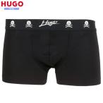  коробка нет HUGO боксеры Hugo Boss мужской бренд Skull & Logo микроволокно чёрный 1203BE бесплатная доставка 