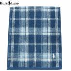  новый старый товар Ralph Lauren полотенце для лица RALPH LAUREN бренд подарок подарок упаковка бесплатный сделано в Японии Polo вышивка проверка синий 110124 бесплатная доставка 