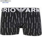  коробка нет Emporio Armani боксеры EMPORIO ARMANI мужской бренд ALL OVER VERTICAL LOGO хлопок стрейч чёрный 260924 бесплатная доставка 