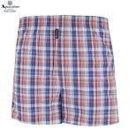  Aquascutum трусы брюки Aquascutum мужской бренд сделано в Японии высота талии углублять бок разрез type проверка синий 1505BF бесплатная доставка 