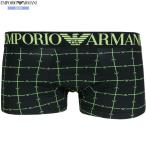  коробка нет Emporio Armani боксеры EMPORIO ARMANI мужской бренд ALL OVER PRINTED микроволокно чёрный 0307BE бесплатная доставка 