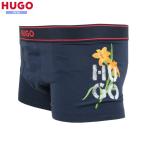  коробка нет HUGO боксеры Hugo Boss мужской бренд EXCITE цветок & Logo принт хлопок стрейч темно-синий 1203BE бесплатная доставка 