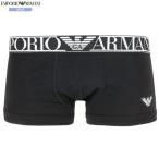  коробка нет Emporio Armani боксеры EMPORIO ARMANI мужской бренд one отметка Logo хлопок стрейч чёрный 2108BE бесплатная доставка 