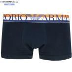  коробка нет Emporio Armani боксеры EMPORIO ARMANI мужской бренд STRIPED LOGO хлопок стрейч темно-синий 190924 бесплатная доставка 