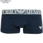  коробка нет Emporio Armani боксеры EMPORIO ARMANI мужской бренд one отметка Logo хлопок стрейч темно-синий 2108BE бесплатная доставка 