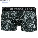 коробка нет Emporio Armani боксеры EMPORIO ARMANI мужской бренд ALL OVER PRINTED микроволокно чёрный 0307BE бесплатная доставка 