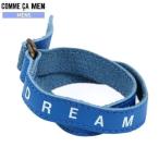 SALE71%OFF COMME CA MEN コムサメン 日本製 本革 ボトル付き DREAM レザーブレスレット 青 19/9/4 250919 送料無料  22.02sage