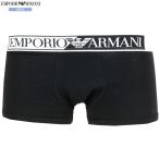  коробка нет Emporio Armani боксеры EMPORIO ARMANI мужской бренд талия Logo хлопок стрейч чёрный 2108BE бесплатная доставка 