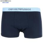  коробка нет Emporio Armani боксеры EMPORIO ARMANI мужской бренд талия Logo хлопок стрейч темно-синий 2808BE бесплатная доставка 