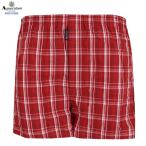  наружная коробка повреждение иметь Aquascutum трусы брюки Aquascutum мужской бренд сделано в Японии 2 шт резина бок разрез type проверка красный 2105BF бесплатная доставка 