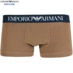  коробка нет Emporio Armani боксеры EMPORIO ARMANI мужской бренд CLASSIC PATTERN MIX хлопок стрейч оранжевый 260924 бесплатная доставка 