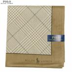  новый старый товар Polo * Ralph Lauren носовой платок POLO RALPH LAUREN мужской женский упаковка бесплатный сделано в Японии тень po колено Glenn проверка хлопок бежевый 260424
