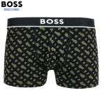  новый старый товар BOSS боксеры Hugo Boss 25%OFF мужской бренд 24PRINT "B" Logo хлопок стрейч хаки 0703BE бесплатная доставка 