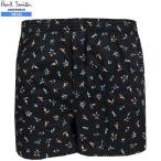Yahoo! Yahoo!ショッピング(ヤフー ショッピング)新古品 Paul Smith ポールスミス リーフ プリント トランクスパンツ TRUNKS  黒 22/5/4 260522 送料無料
