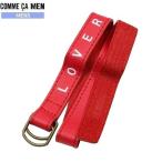 SALE72%OFF COMME CA MEN コムサメン 日本製 本革 ボトル付き LOVER レザーブレスレット 赤 21/8/3 200821 送料無料