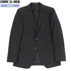 SALE89%OFF COMME CA MEN コムサメン ポリスト小紋ドビー 2Bテーラードジャケット 黒 19/5/2 100519 送料無料  20.03sage