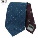 タケオキクチ ネクタイ TAKEO KIKUCHI 29%OFF メンズ ブランド ピンドット チェンジ シルク 青緑 101024 送料無料