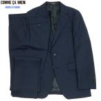 ショッピングコムサ コムサメン スーツ COMME CA MEN 60%OFF メンズ ブランド シャドーストライプ シングル 2ボタン 紺 100524 送料無料