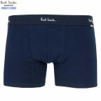 外箱ダメージ有 ポールスミス ボクサーパンツ Paul Smith メンズ ブランド コットン ストレッチ ショート SHORT BOXER 紺 3110BE 送料無料