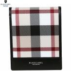ブラックレーベル クレストブリッジ 二つ折り財布 BLACK LABEL CRESTBRIDGE 25%OFF メンズ 日本製 クレストブリッジチェック 小銭入れなし ベージュ 2612BE