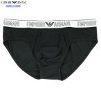  коробка нет Emporio Armani Brief брюки EMPORIO ARMANI мужской бренд талия Logo хлопок стрейч чёрный 1206BE бесплатная доставка 