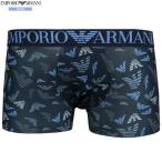  коробка нет Emporio Armani боксеры EMPORIO ARMANI мужской бренд ALL OVER EAGLE микроволокно темно-синий 0307BE бесплатная доставка 