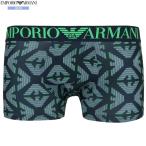  коробка нет Emporio Armani боксеры EMPORIO ARMANI мужской бренд ALL OVER PRINTED микроволокно темно-синий 0307BE бесплатная доставка 