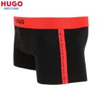  коробка нет HUGO боксеры Hugo Boss мужской бренд EXCITE боковой Logo хлопок стрейч чёрный 1203BE бесплатная доставка 