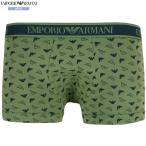  коробка нет Emporio Armani боксеры EMPORIO ARMANI мужской бренд ALL OVER EAGLE хлопок стрейч хаки 1807BE бесплатная доставка 